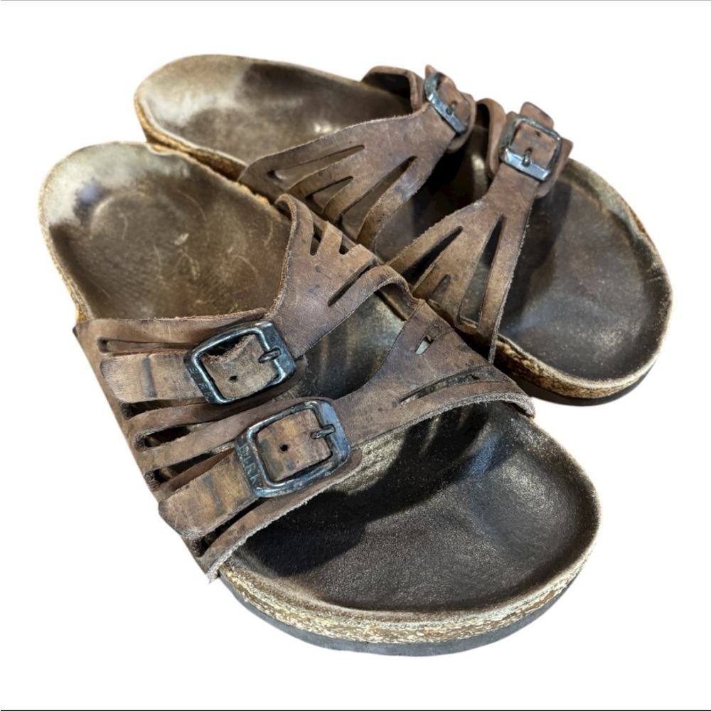 Birkenstock Granada Women’s Brown Leather Sandals